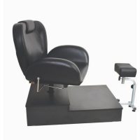 כיסא פדיקור משולב גבות גב מתכוונן+במה - K45B