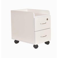 שידה שוליים נמוכה לפדיקור 2 מגירות - סאלינס בעמ